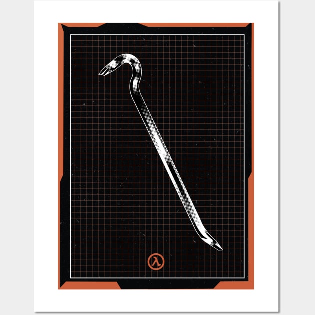 Half Life - Crowbar Wall Art by Green Dreads